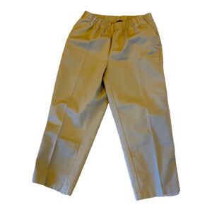 Lands' End Women's Fit 3 Elastic Waist Pull On Capri Size 2P